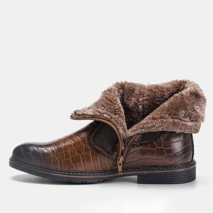 Stijlvolle heren winterlaarzen met warme voering - Lars