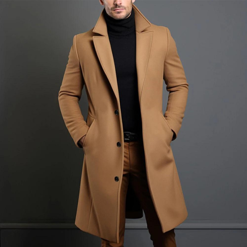 Rico - Lange trenchcoat voor heren