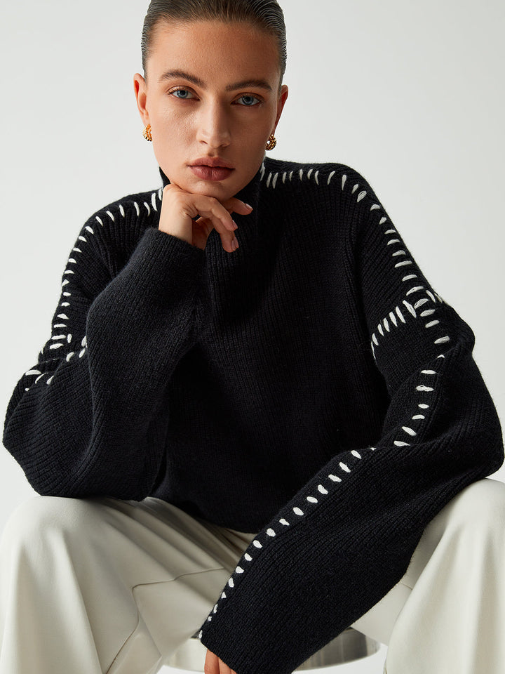 Regina - Mode Los gebreide oversized trui