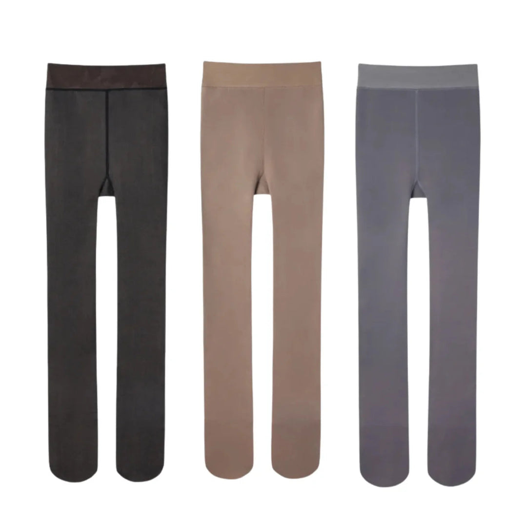 Slim fit dames thermopanty met fleecevoering - Delphine