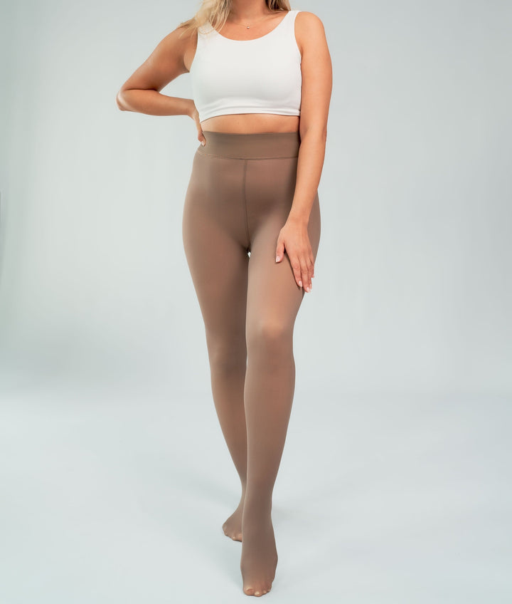 Slim fit dames thermopanty met fleecevoering - Delphine
