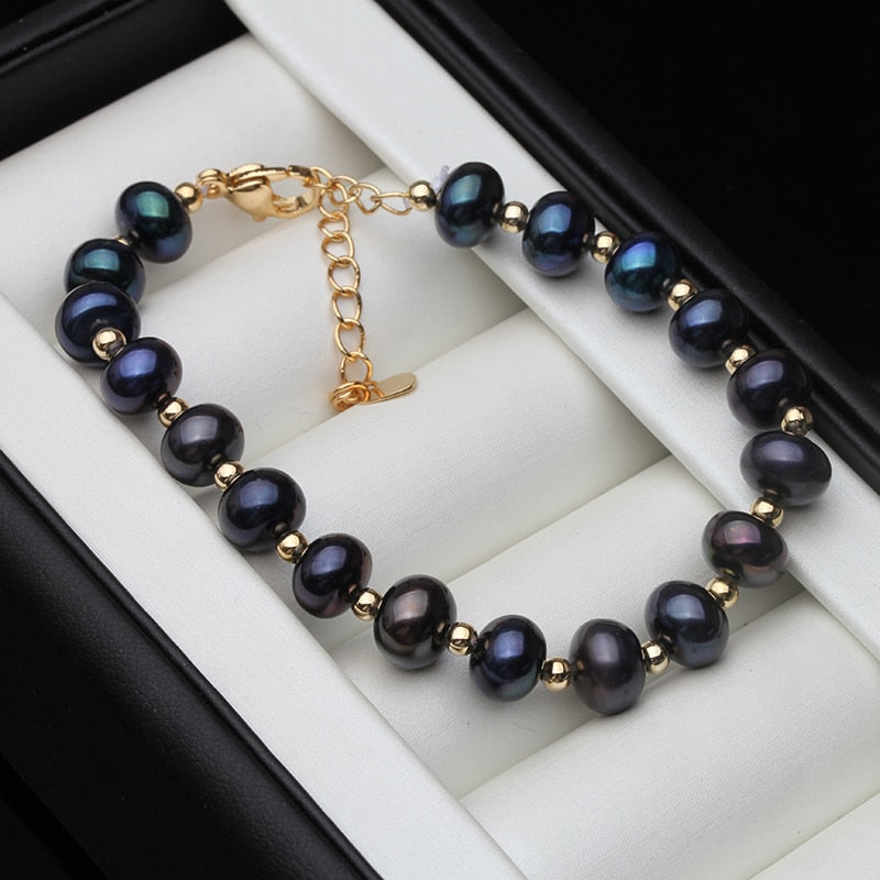 Chérie - Parel Bedel Armband