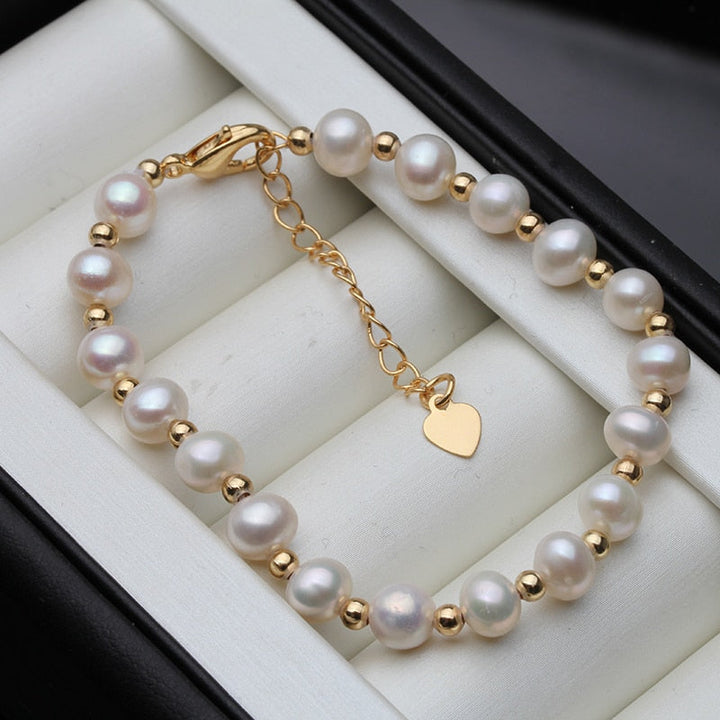 Chérie - Parel Bedel Armband