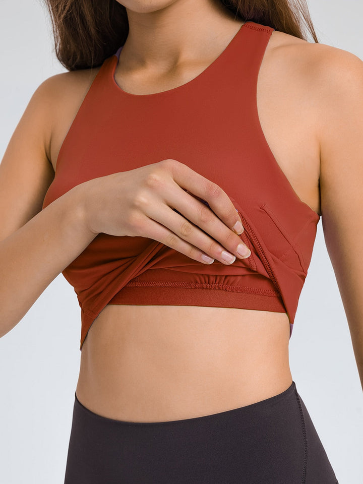 PowerPulse sporttop met ingebouwde beha