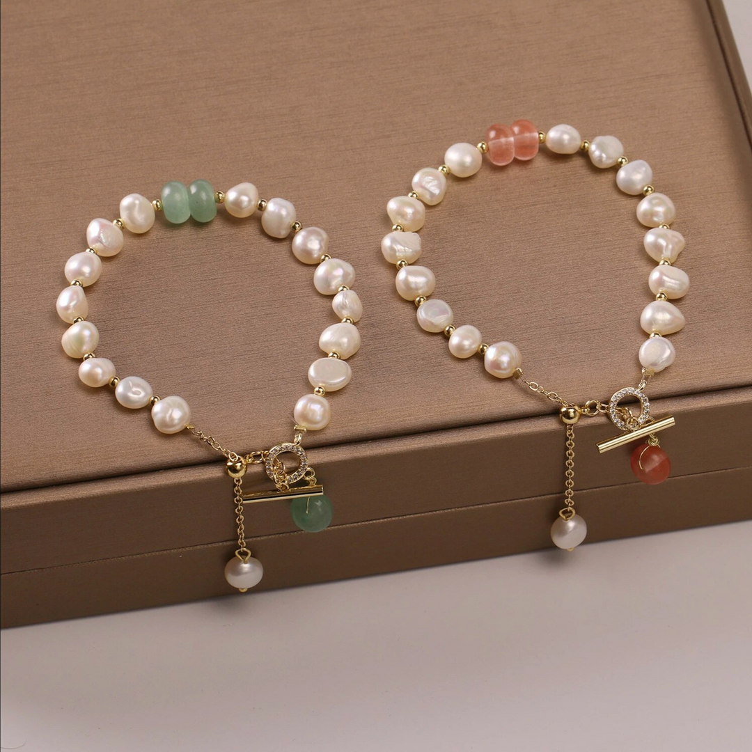 Sofia - Elegante Zoetwaterparels Armband