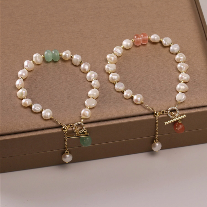 Sofia - Elegante Zoetwaterparels Armband