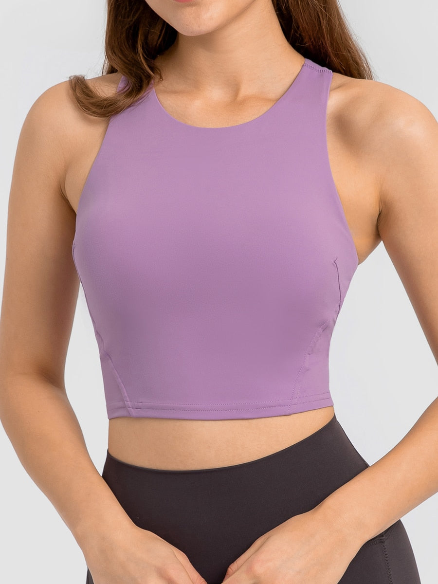 PowerPulse sporttop met ingebouwde beha