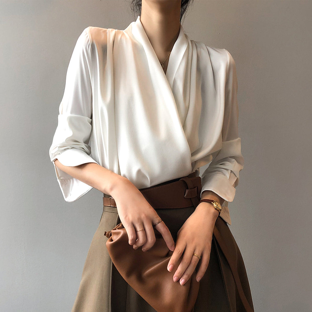Marie Satijnen Blouse