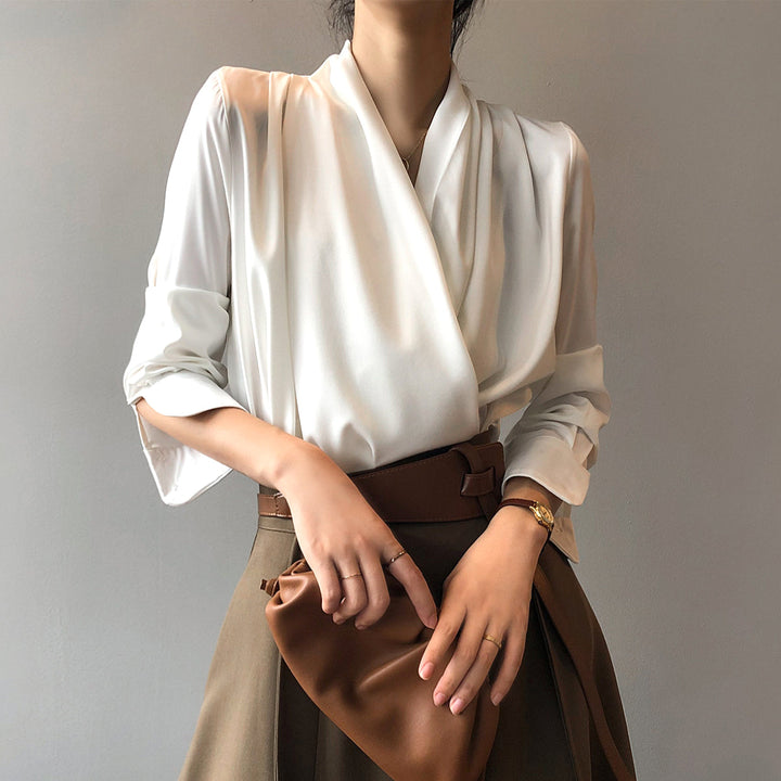 Marie Satijnen Blouse
