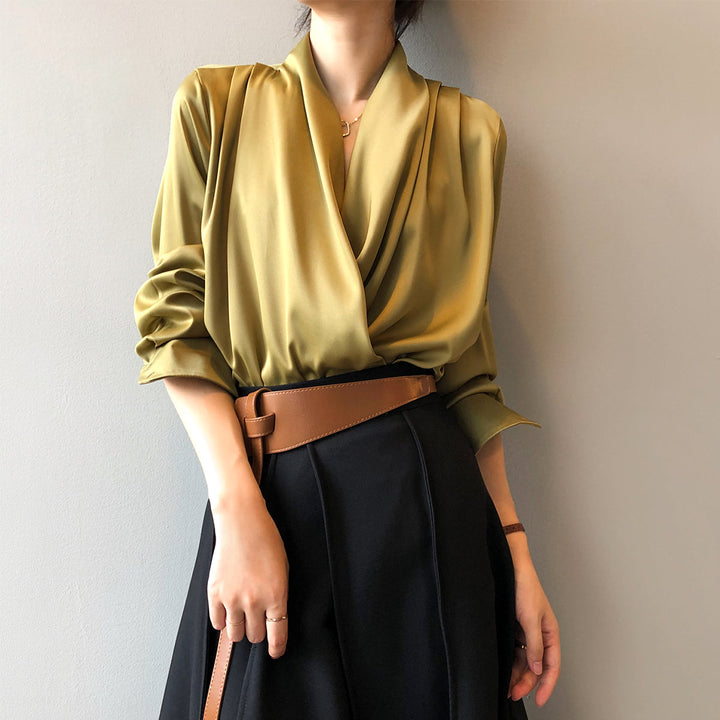 Marie Satijnen Blouse