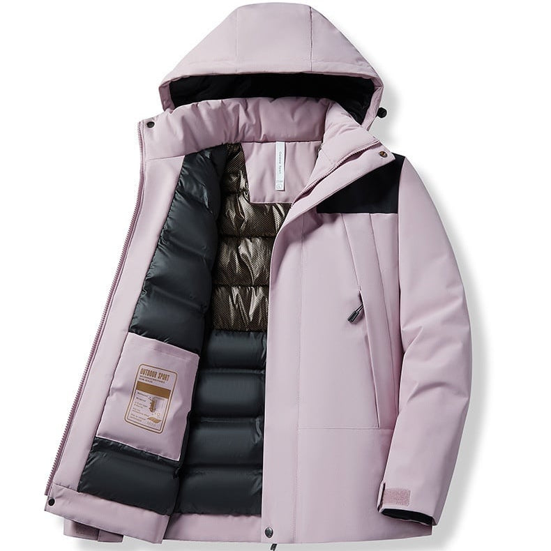 Uniseks thermische jas met gewatteerd ontwerp - Renko