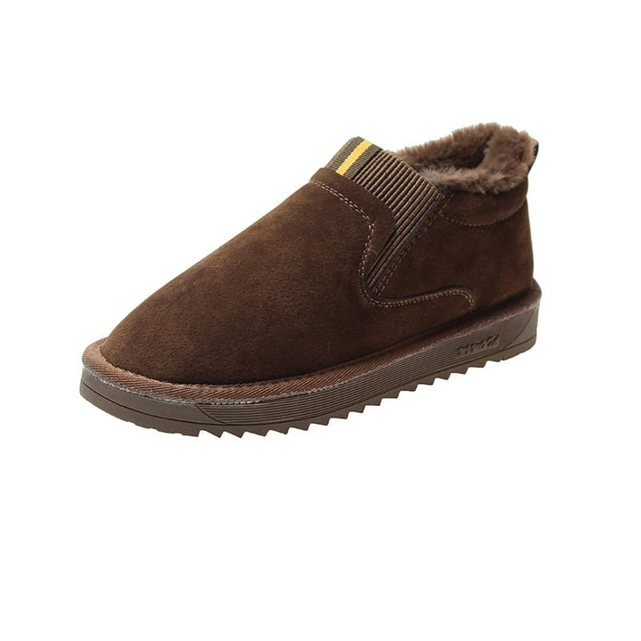 Damespantoffels met suède-effect en warme binnenkant - Verayne