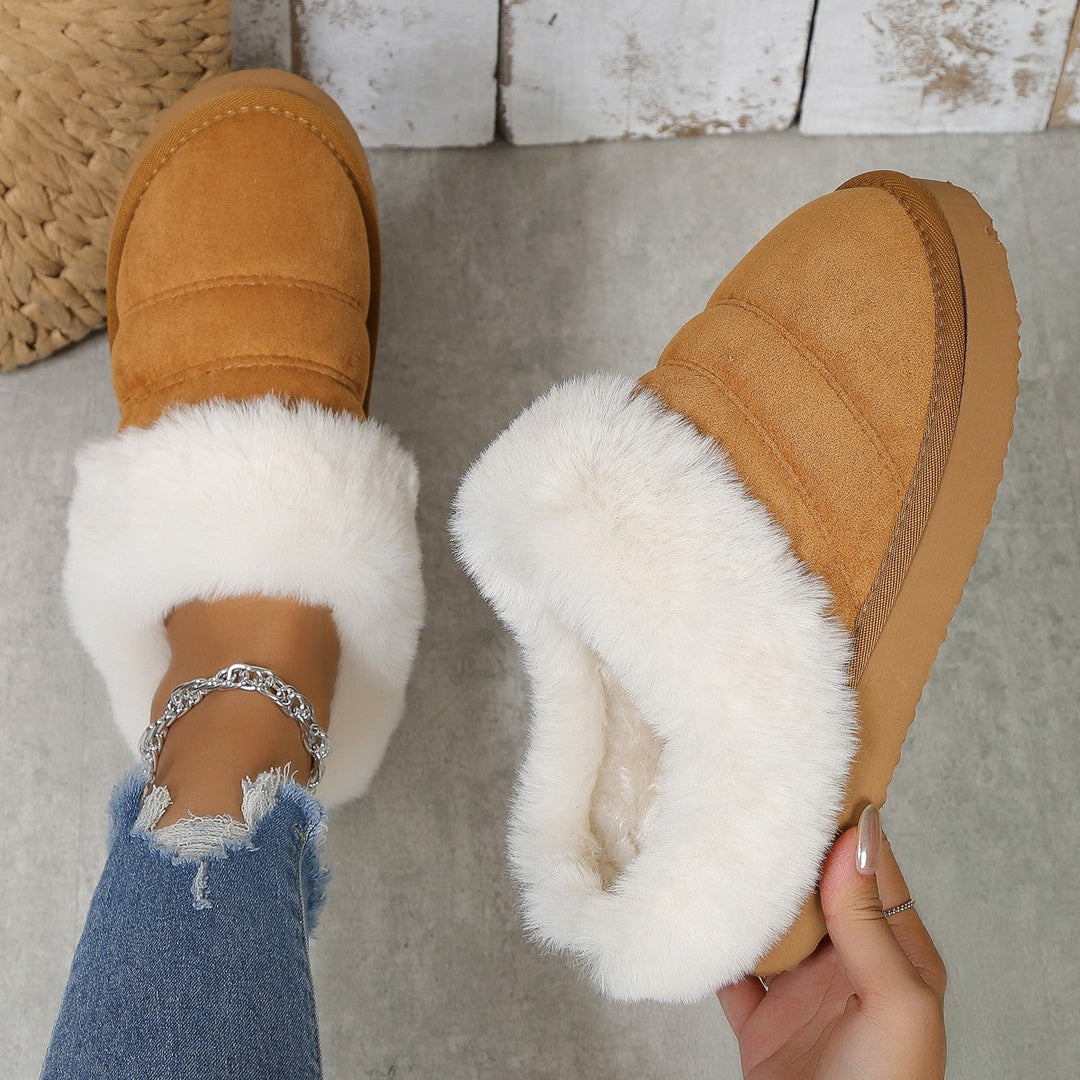 Damesslippers met zacht wintereffect - Marenne