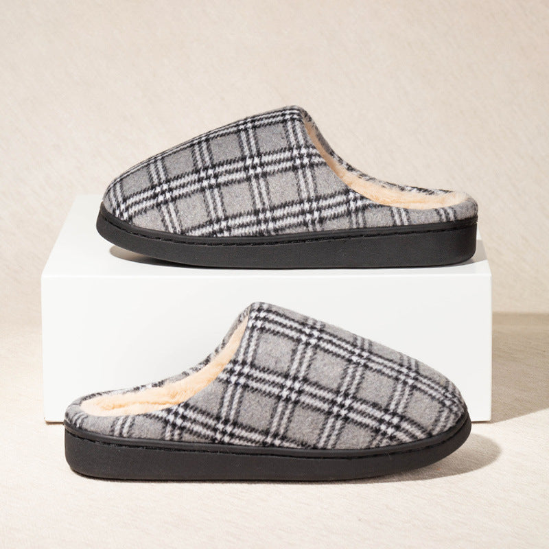 Herensloffen zacht flaneleffect - Jorren