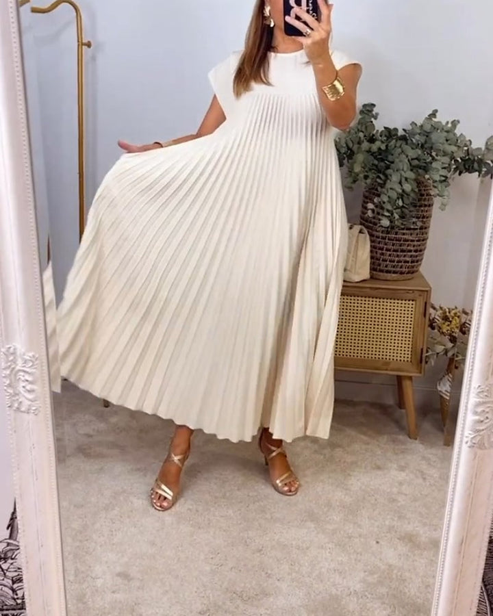 Rachel - Basic jurk met korte mouwen