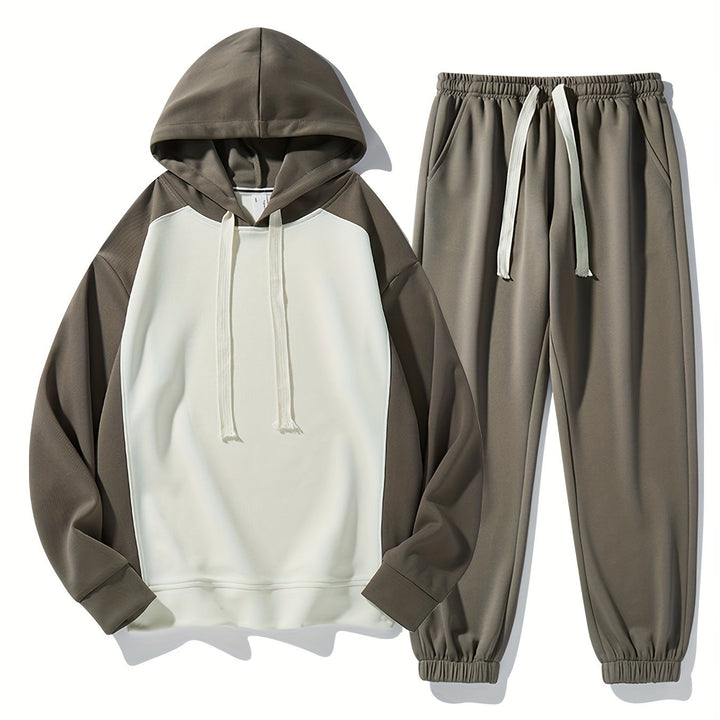 Heren sportset met sweatshirt en broek - Kaelen