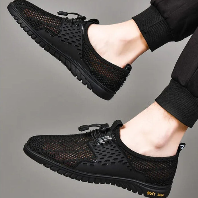 Ademende herentrainers van mesh lichtgewicht stijl - Damien