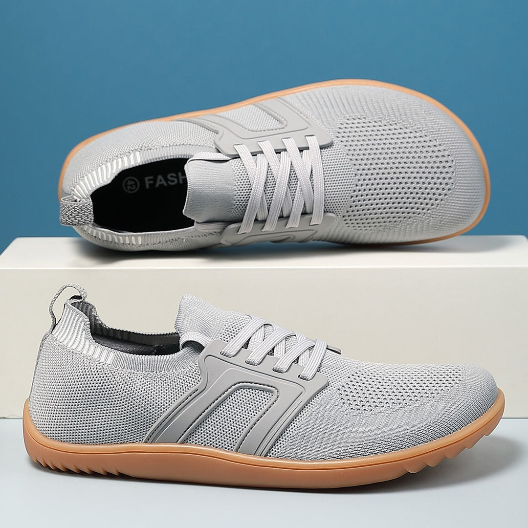 Unisex ademende sneakers met antislipzool pastelroze - Elina