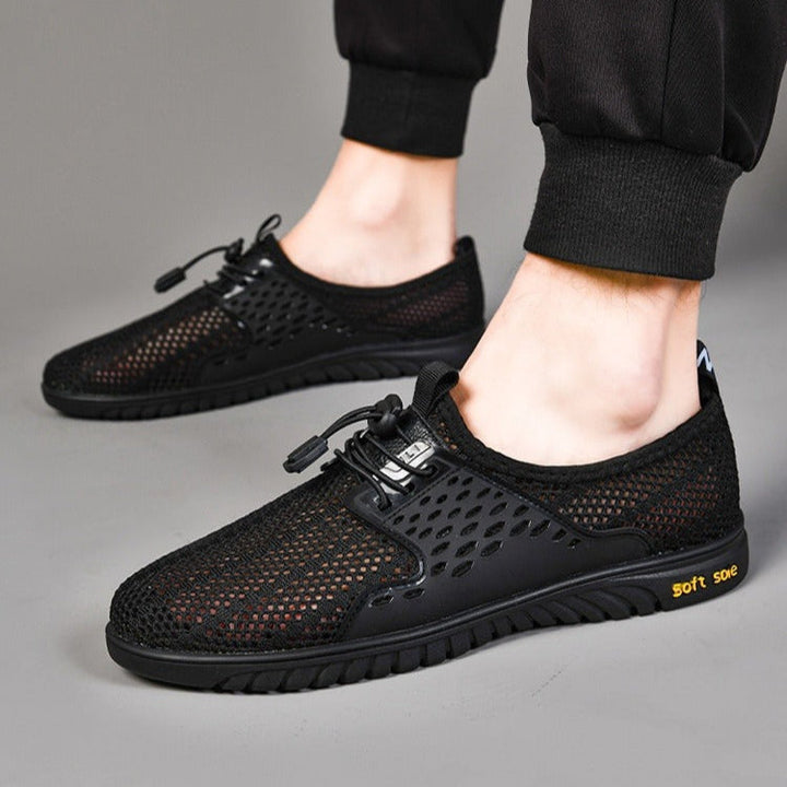 Ademende herentrainers van mesh lichtgewicht stijl - Damien