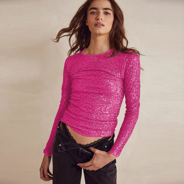 Pailletten top voor dames - Ilaena