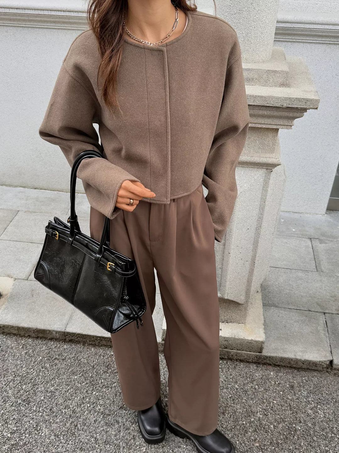 Kort wollen damesjack - Sabrina