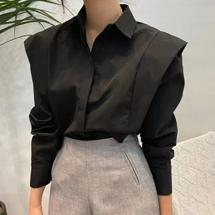 Johana - Elegant casual overhemd met lange mouwen