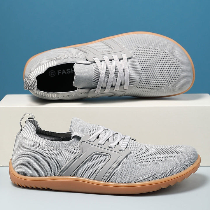 Unisex ademende sneakers met antislipzool pastelroze - Elina