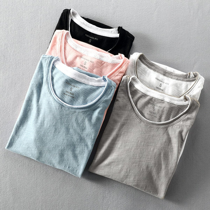 Lichtgewicht zacht T-shirt voor mannen - zomer