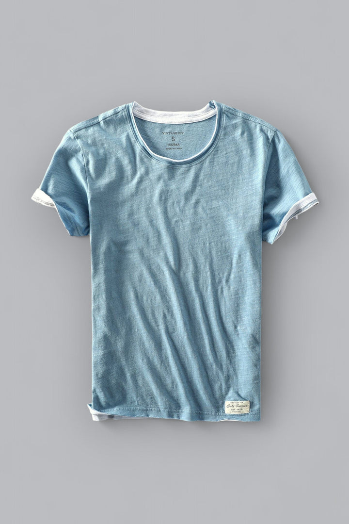 Lichtgewicht zacht T-shirt voor mannen - zomer