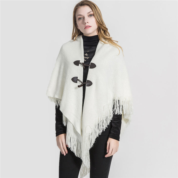 Losse poncho sjaal