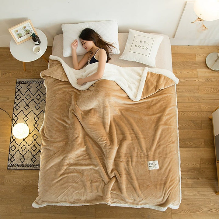 Hoogwaardige winter fleece deken