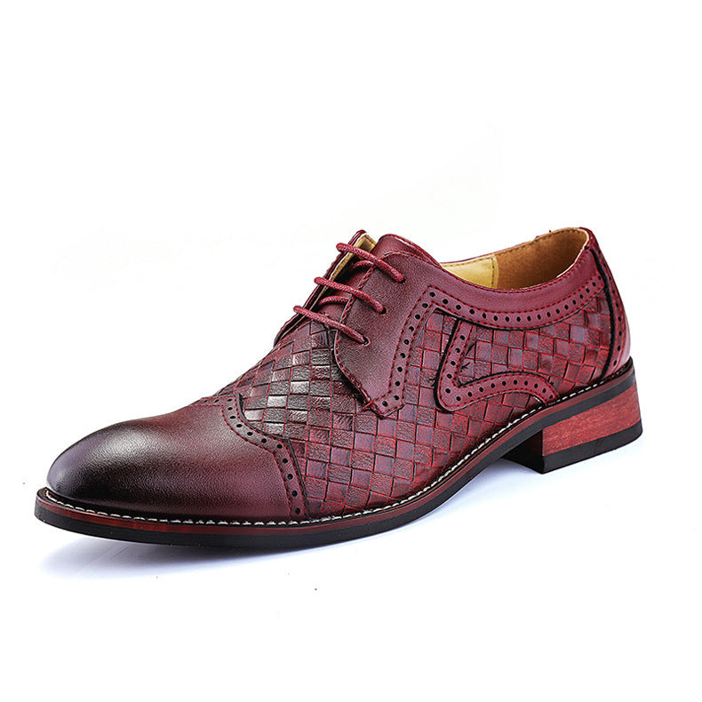 Gevlochten leren herenschoenen - Dario