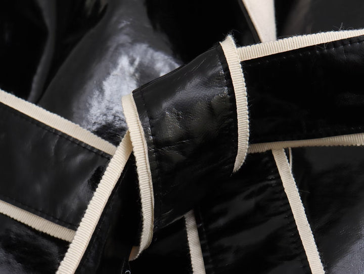 Bontjas met ceintuur - Liranne