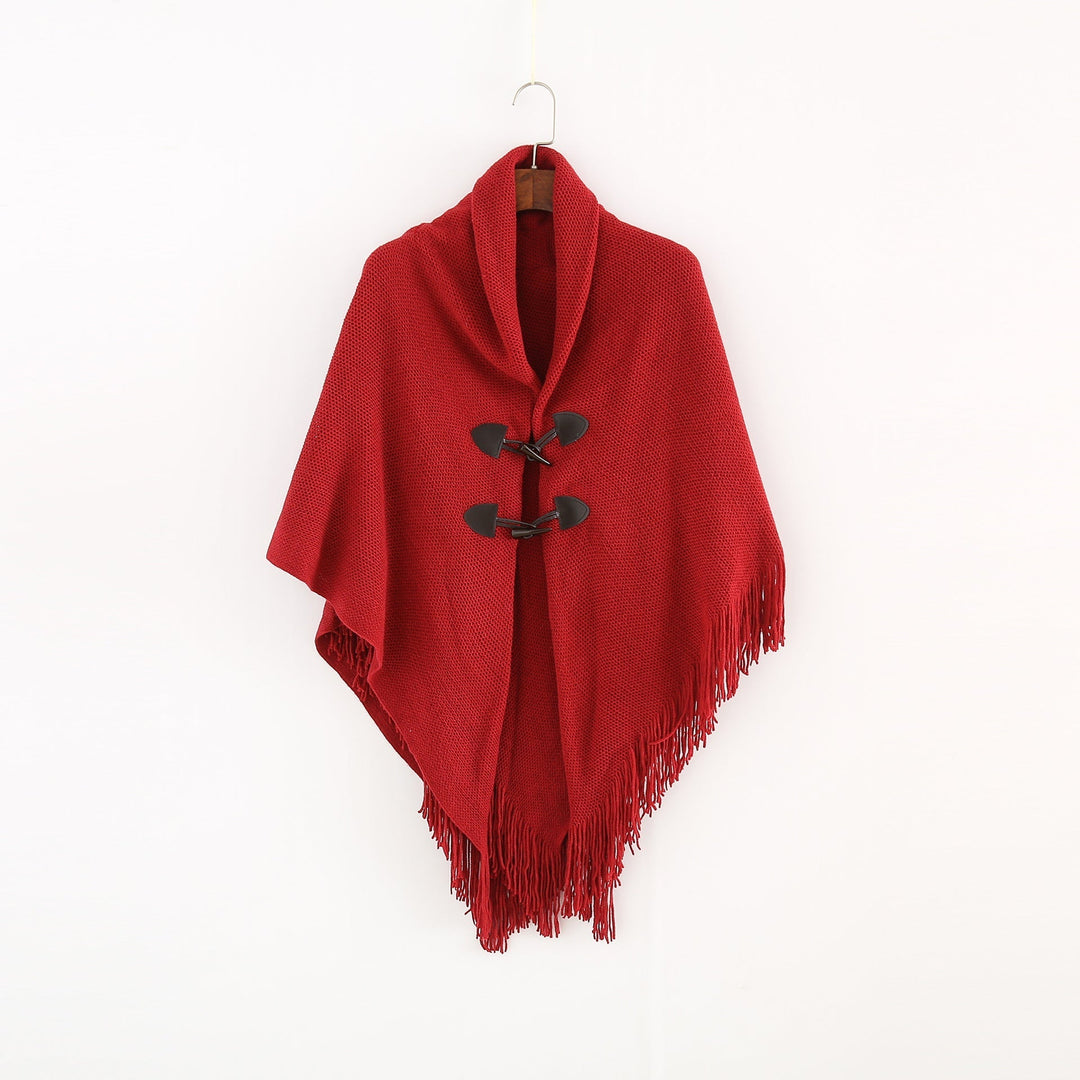 Losse poncho sjaal