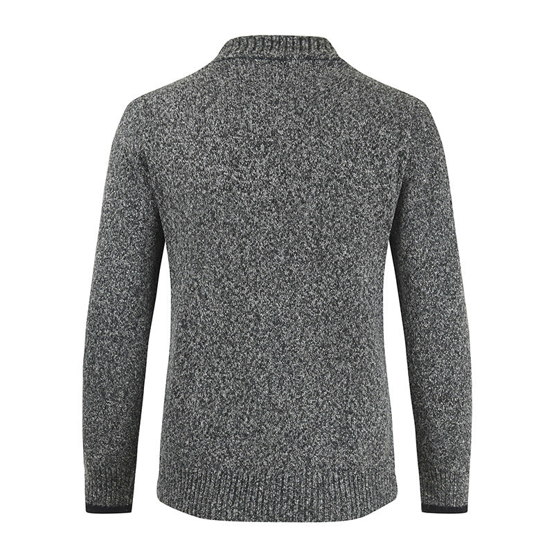 Gebreid herenvest met sjaalkraag - Emil