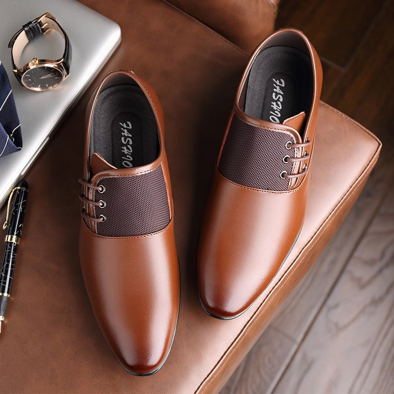 Formele herenschoenen lakleer spitse teen elegante stijl - Damián
