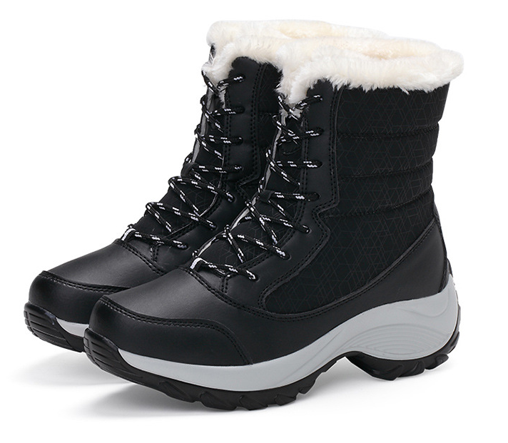 Waterdichte dames snowboots met warme voering - Elara