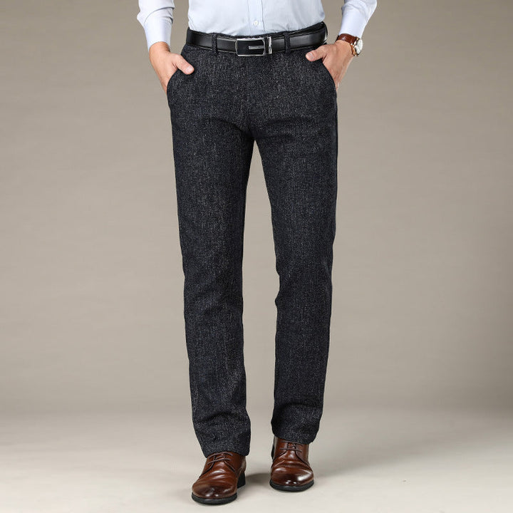 Stretch slim casual broek - Thomas
