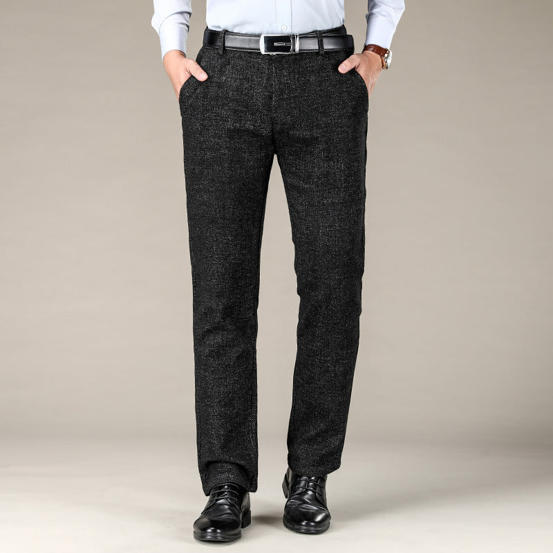 Stretch slim casual broek - Thomas