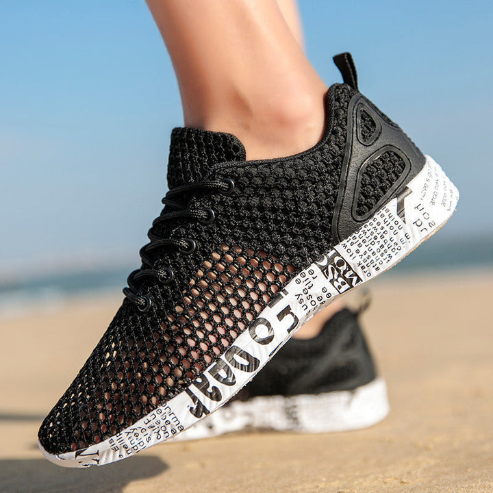 Ademende herenschoenen met mesh design en urban zool - Aksel