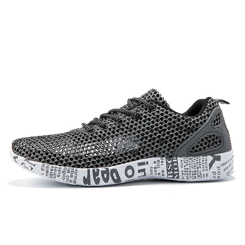 Ademende herenschoenen met mesh design en urban zool - Aksel