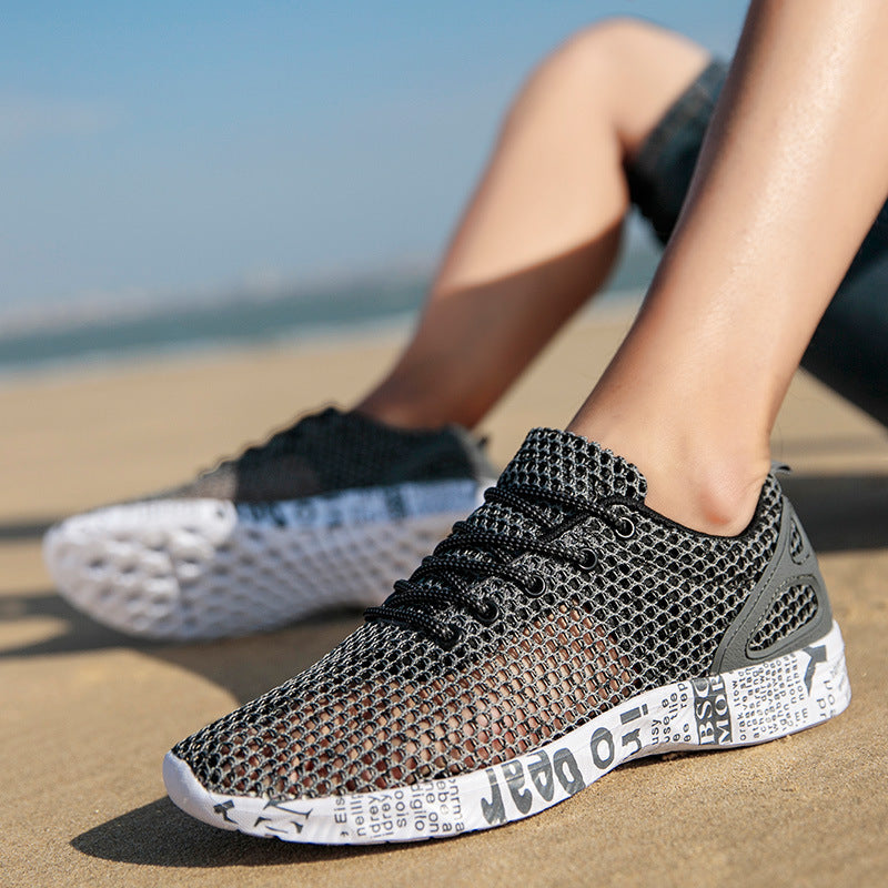 Ademende herenschoenen met mesh design en urban zool - Aksel