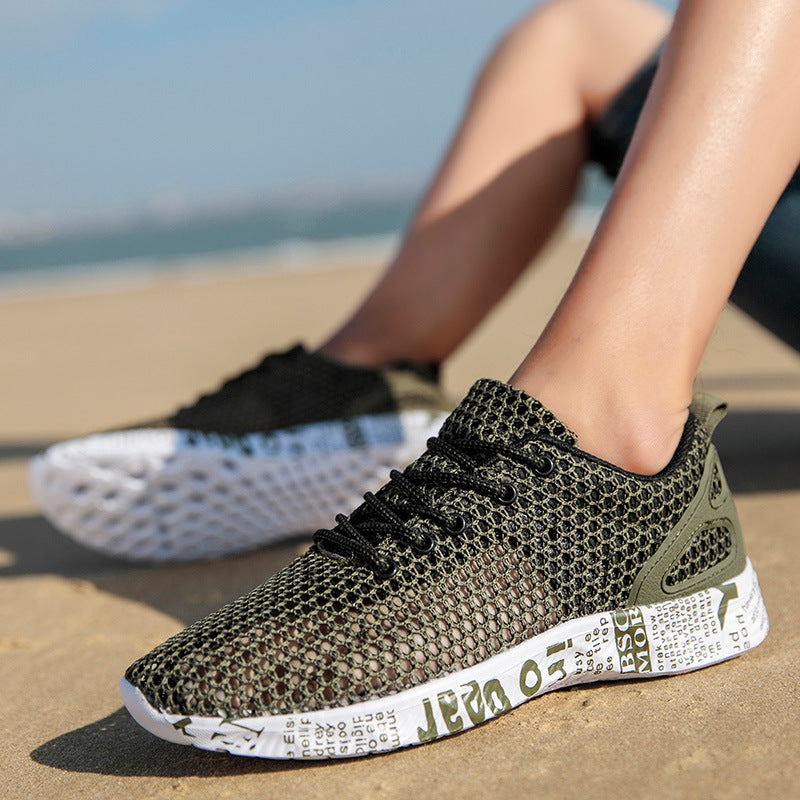 Ademende herenschoenen met mesh design en urban zool - Aksel