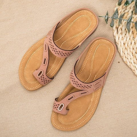 Comfortabele damessandalen zonder veters grijs casual stijl - Nayra