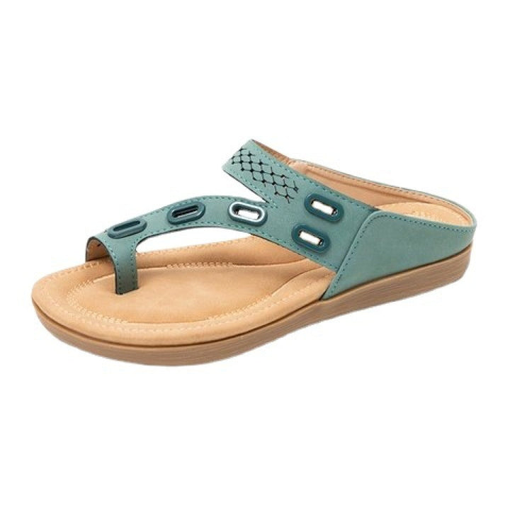 Comfortabele damessandalen zonder veters grijs casual stijl - Nayra