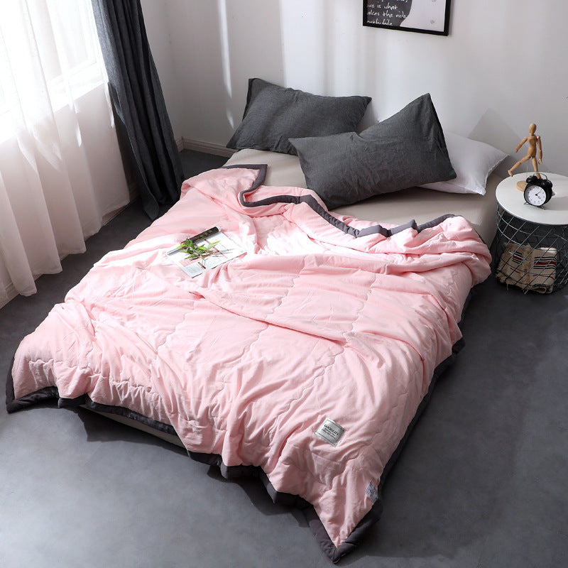 Ademende katoenen zomer sprei
