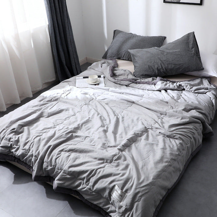 Ademende katoenen zomer sprei