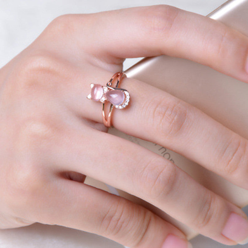 Kristallen ring voor vrouw - Liora