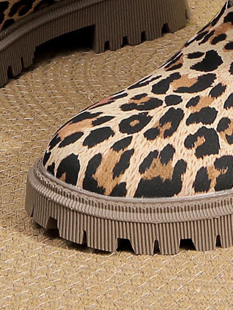Winterlaarzen voor dames met dierenprint en warme voering - Yuliana