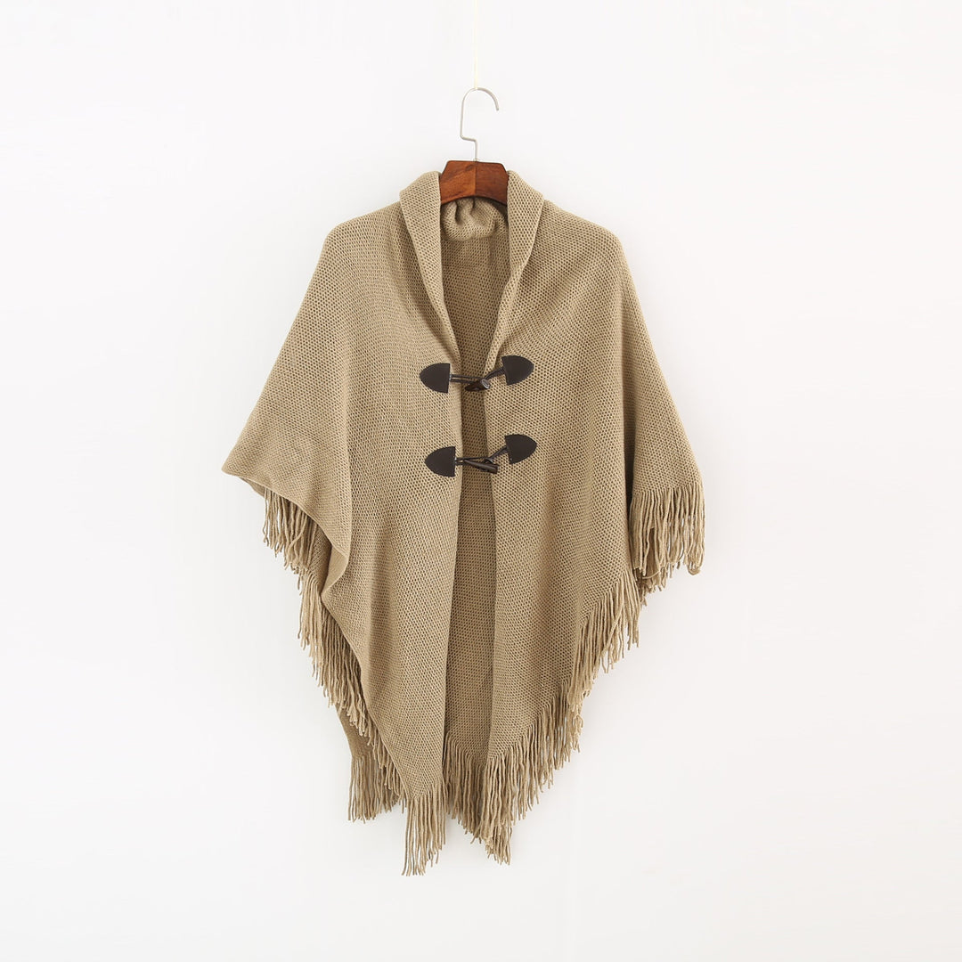 Losse poncho sjaal